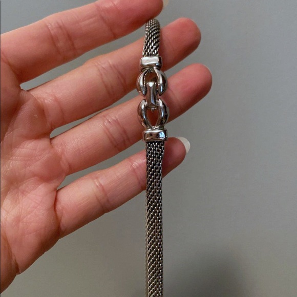 Vintage Fine Chain Mail / Chain Link Choker - Picture 2 of 4